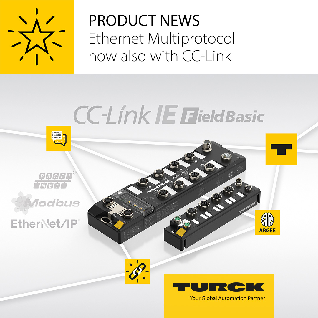 Turck_Australia's tweet image. 📰Exciting news: Our #Ethernet #multiprotocol devices now also support CC-Link IE protocols!🎉 Unlock new possibilities and boost your system’s efficiency with Turck’s latest innovation: turck.de/en/product-new…

#Turck #GlobalAutomationPartner #ProductNews #CCLink