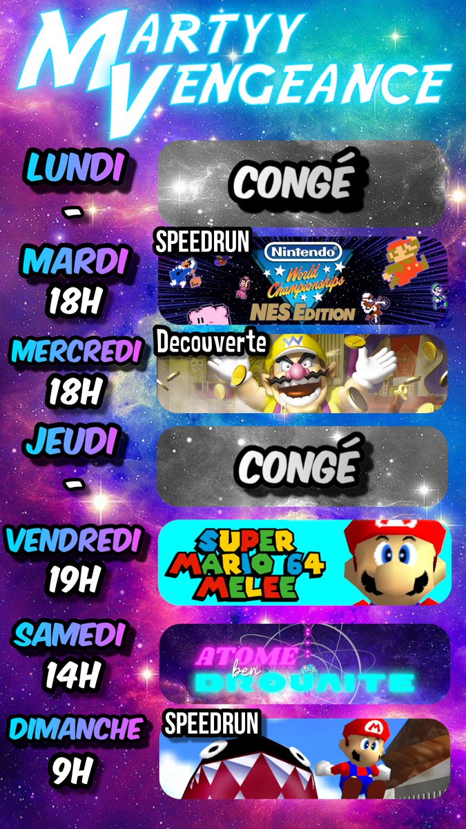 Belle semaine qui s’annonce!