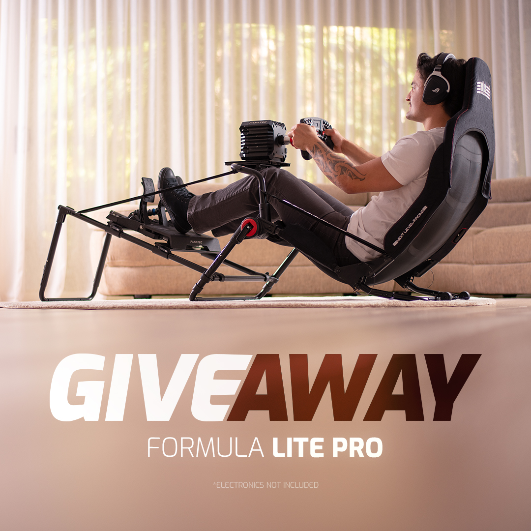 Want to win a Formula Lite Pro for your home? 

1) Follow <a href="/nextlvlracing/">Next Level Racing</a> 

2) Reshare this post. 

3) Reply to this post telling us what game you're most exciting to play on your Formula Lite Pro. 

Good luck racers! 🍀 Winner drawn Sept. 9. This is our only account, don't fall