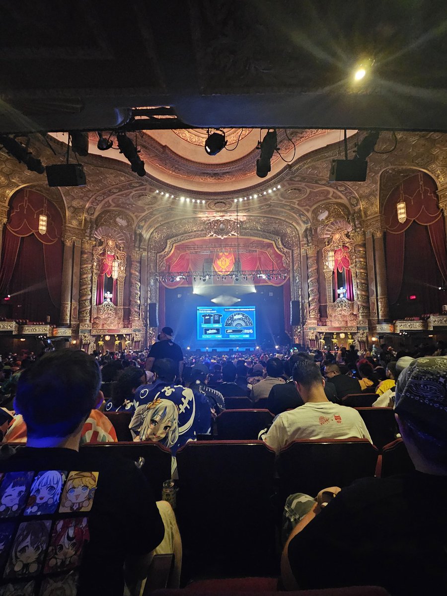 We managed to get tickets to the show tonight after all it was peak.