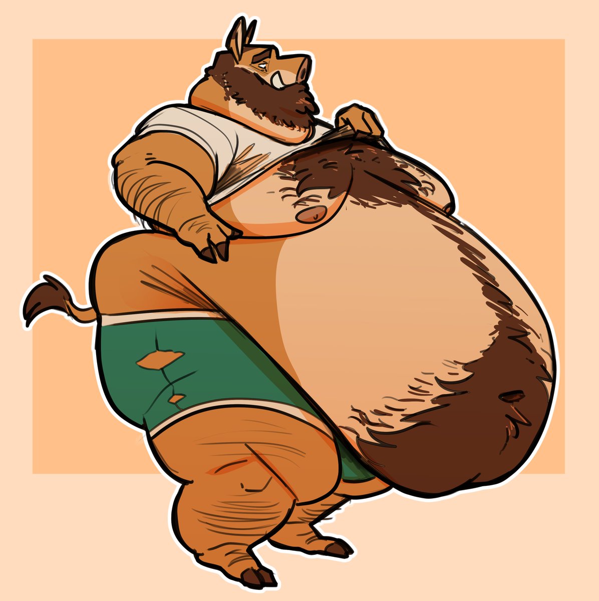 oink oink and such- commission for @CostaKangaroo