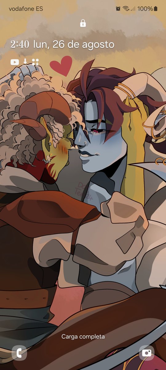 Finally an excuse to show off my lockscreen done by <a href="/Addidede/">✨Dottea✨</a> heheheh :3c