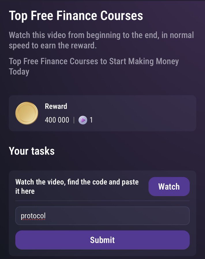 iamrhyno007's tweet photo. Tapswap Cinema Codes
#tapswapdailytask #Tapswap
Top Future Professions - Code: scamcoin
Top Free Finance Courses -: protocol
Phone-Based Side Hustles - liquidity
Monetize Your Blog! - : phishing
How To Earn Free Bitcoin! -: address
Make Money Online! -: platform https://t.co/kAOl3UxLJS