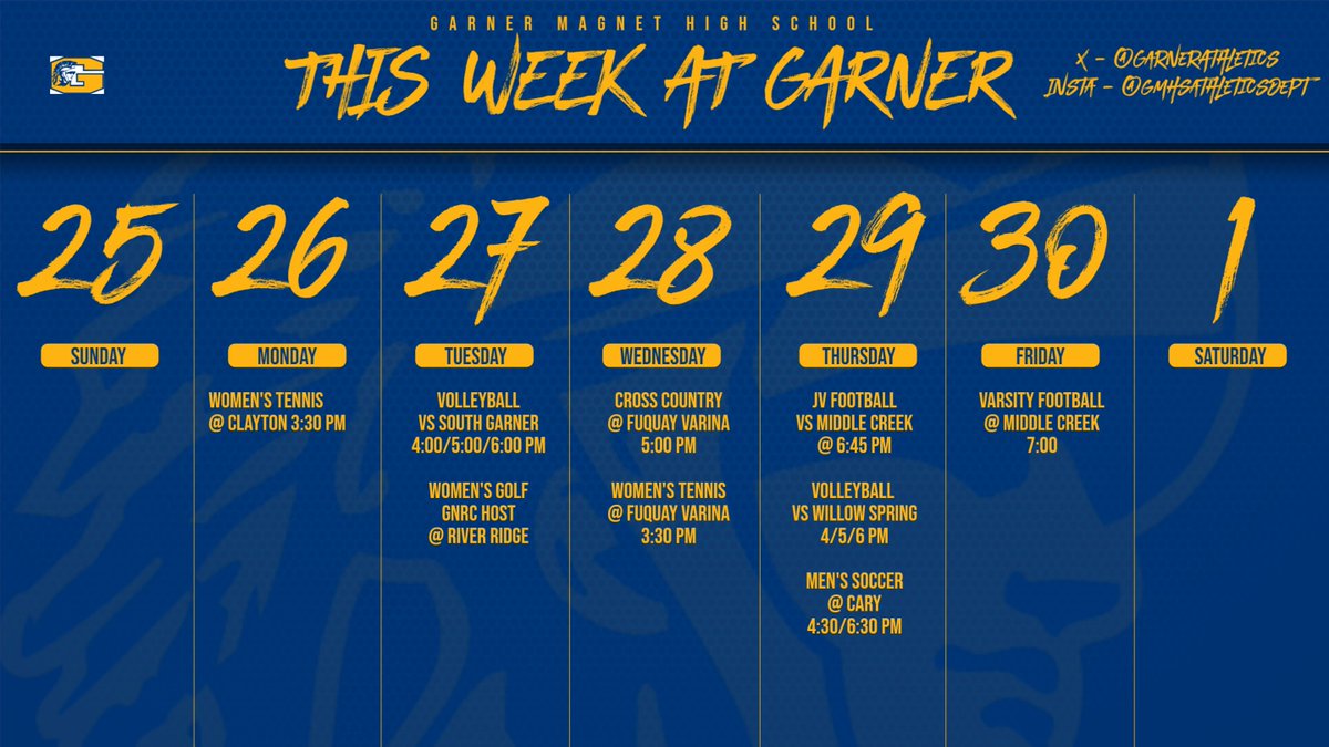 TrojanAthletics (@garnerathletics) on Twitter photo 