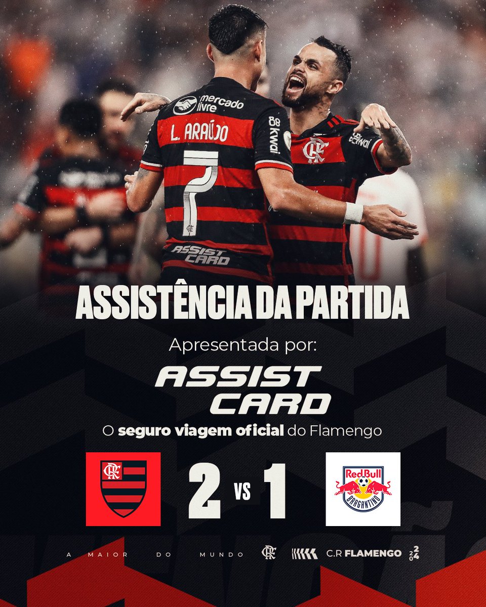Flamengo's tweet photo. Luiz Araújo pegou a sobra e cruzou na área. Michael mergulhou e, de cabeça, abriu o placar no Marcanã.
Assistência da Partida apresentada por Assist Card, o seguro viagem oficial do Flamengo. #AssistCardFla #AssistFla @assistcard https://t.co/UnPu6L9hnM