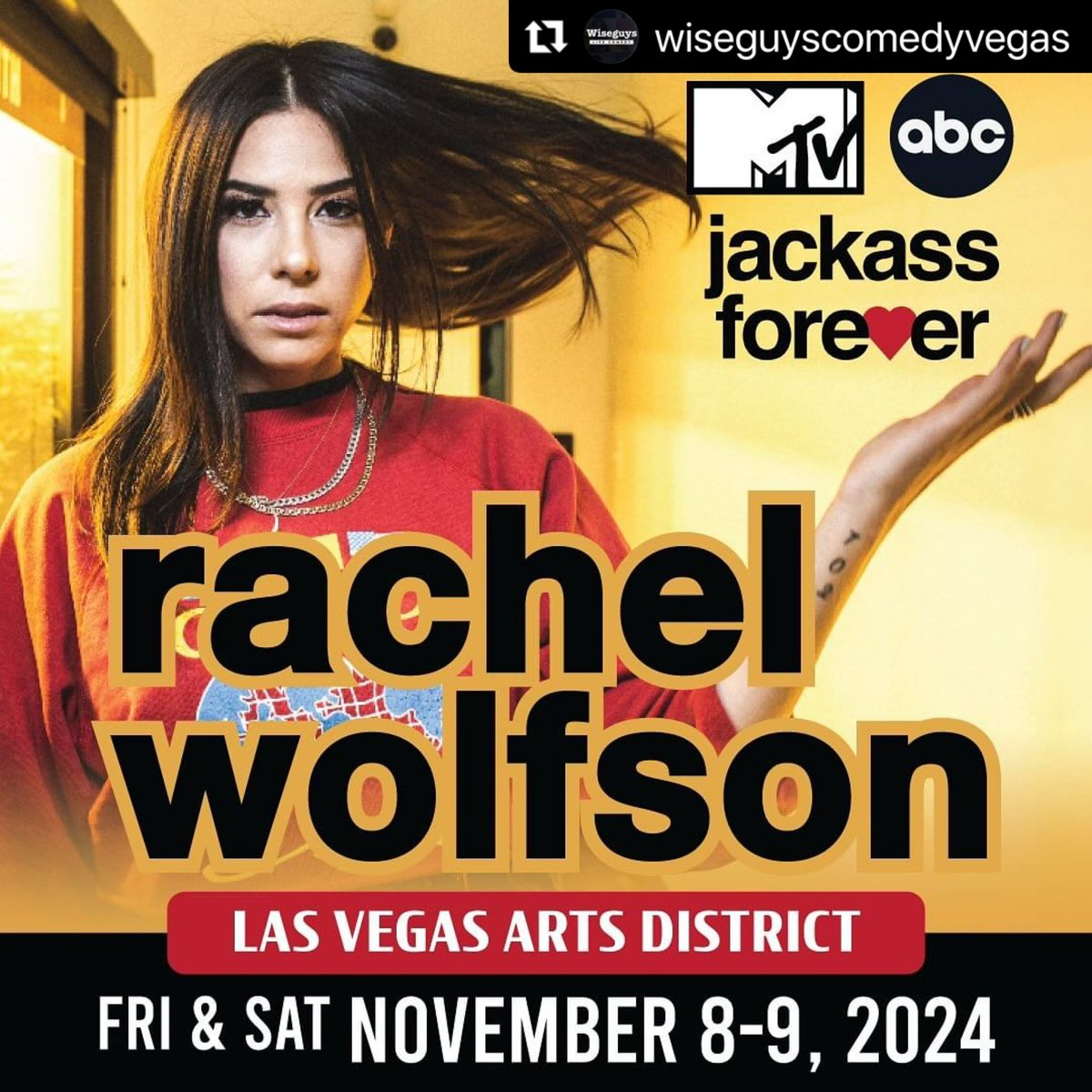 ill be <a href="/lvwiseguys/">Las Vegas Wise Guys</a> nov 8-9th! 

Tickets: bit.ly/3XjEvyb