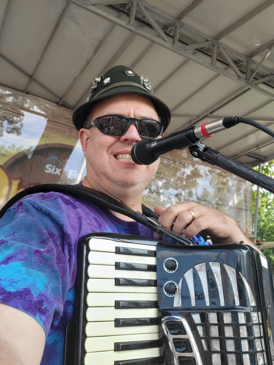 FritzsPolkaBand's tweet photo. Thanks to those who attended Fritz's Polka Band at @SF_GreatEscape Flags Oktoberfest-8/25/24! #FPB #FPBrocks #AccordionsRock #Oktoberfest #Music #Polka #PolkaRocks #PolkaMusic #EclecticMusic #BreakingThePolkaStereotype #ProudToBeInSyracuseAreaMusicHallOfFame #SixFlagsGreatEscape https://t.co/3I24Del95N