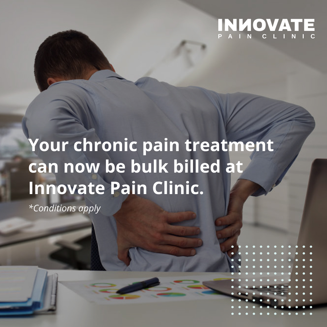 Neurotech_AUS's tweet photo. Your chronic pain treatment can now be bulk billed at Innovate Pain Clinic.
(conditions apply)

https://t.co/67fIgb7LGl

#Neuroplasticity #PainManagement  #BulkBilling #AccessibleCare #HealthCareSupport https://t.co/XYwWDKMiIR