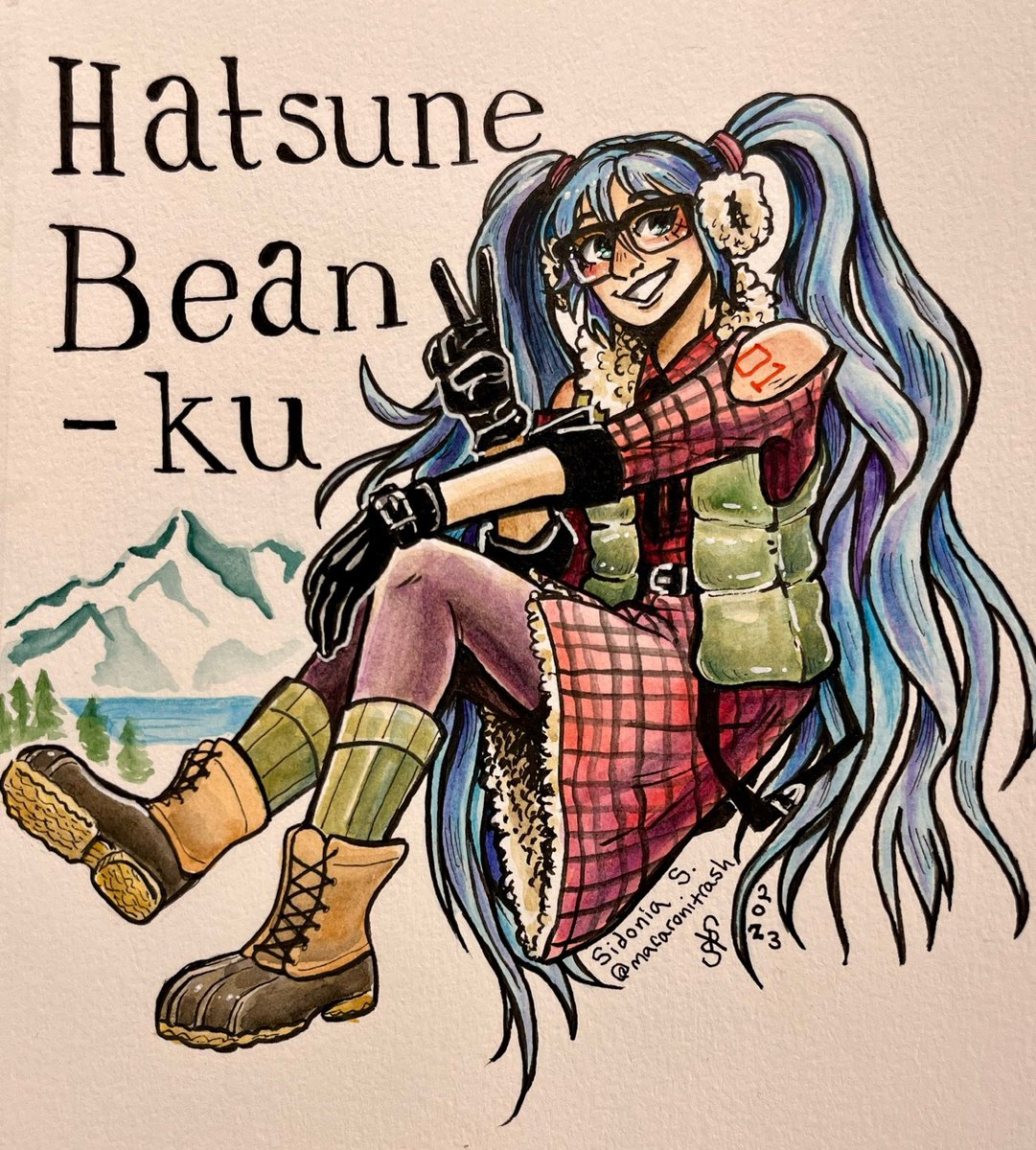 i heard we’re sharing region specific mikus? then behold my maine miku (feat. LL bean)