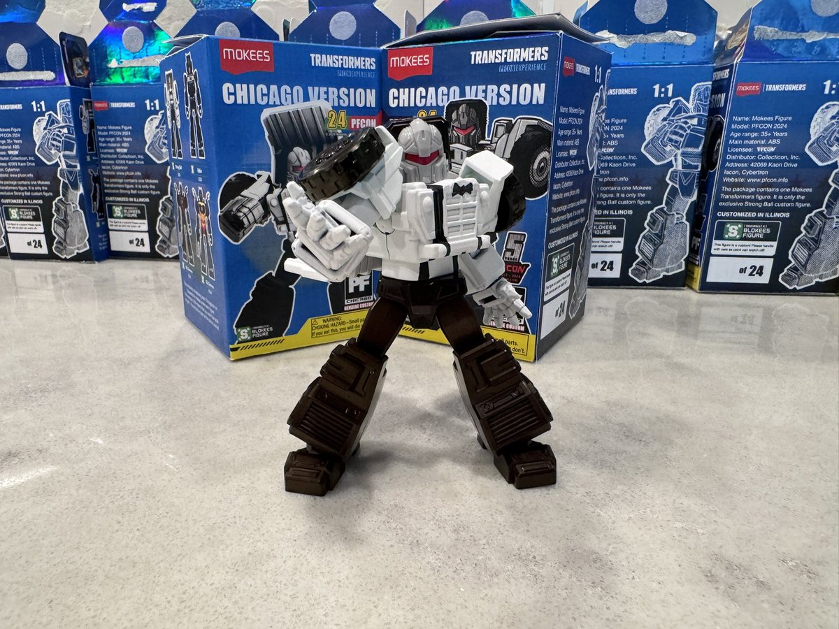 PFconChicago's tweet photo. Check out some of the exclusives in person at #pfcon2024 #blokees #transformers https://t.co/VTiG8QqrfV