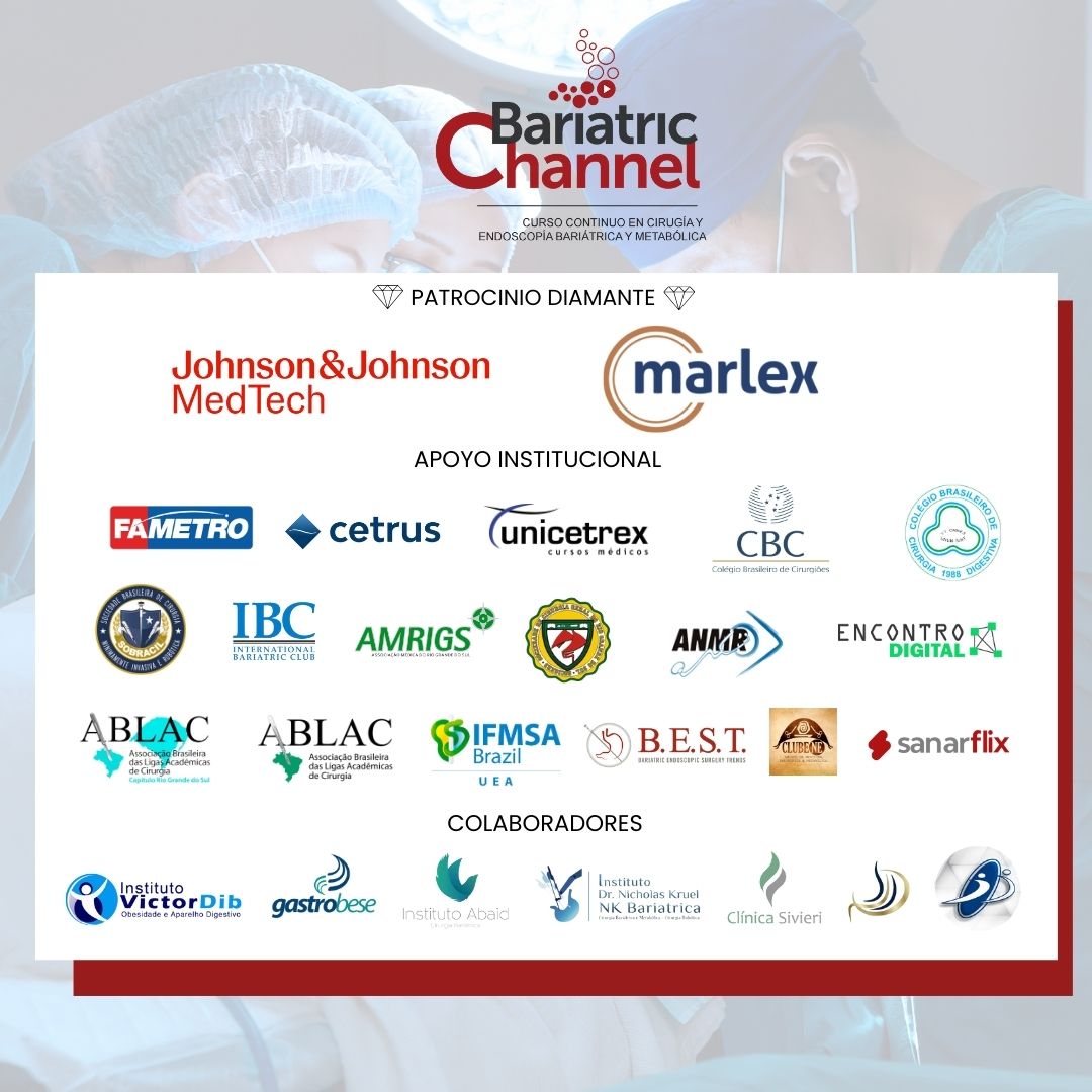 Módulo XXX - Bipartición de Tránsito: ¿Gástrica, Duodenal o Yeyuno-Ileal?

📅 27 de agosto de 2024
🎖Certificación en colaboración con SOBRACIL

📌 Regístrate gratis en nuestra web.