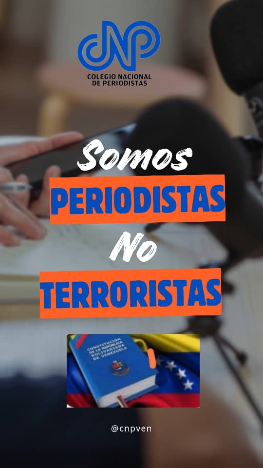Los periodistas estamos llamados a buscar información para llevar información oportuna y veraz a la población, además de ser garantes de la libertad de expresión y la democracia. #InformarNoEsDelito #somosperiodistasnoterroristas