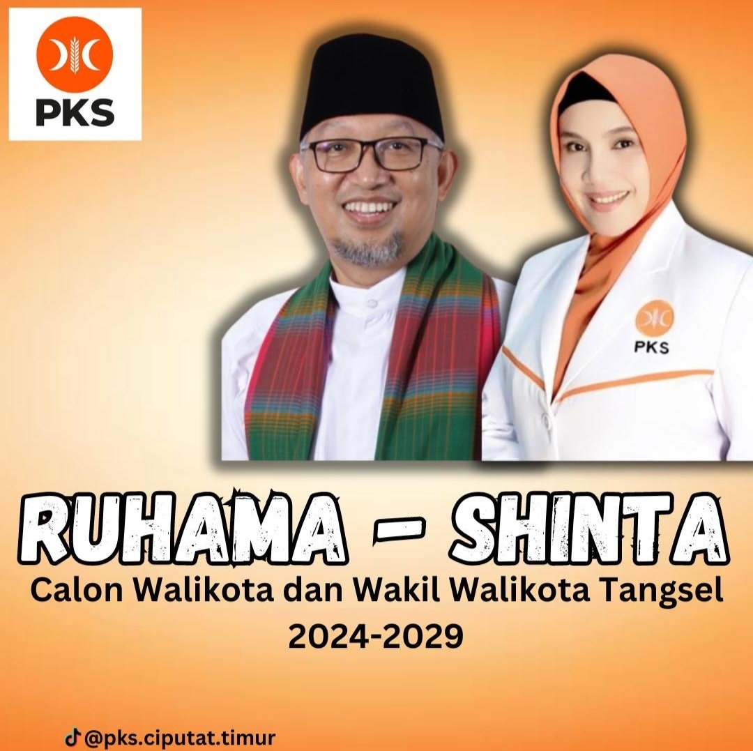 tifsembiring's tweet photo. Insya Allah PKS mengusung pasangan Ruhama-Shinta di Pilkada Tangerang Selatan. 
Mengalihkan dari yg sebelumnya ke Riza-Marshel.
Terimakasih atas saran teman2 semua.
Cc. @msaid_didu https://t.co/y1MA3zH7nu