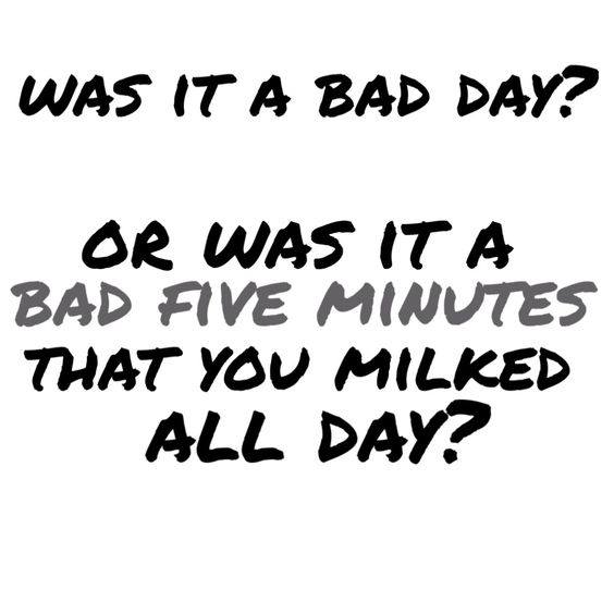Remember, your "bad 5 minutes" shouldn't define your entire week. Keep perspective, rise above negativity, and inspire others to do the same. Here's to a week full of positivity and growth! 🚀