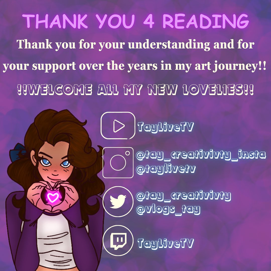 tay_creativity's tweet photo. ANYWAY THANK YOU FOR YOUR SUPPORT AND WELCOME TO MY NEW LOVELIES💜💜💜
ALSO FEEDBACK WOULD BE APPRECIATED :333
#digitalart #digitalartist #artcommissions #commissionsopen #commissions2024 #venmoonly #updatedcomms #smallartist #supportartists #selftaught https://t.co/rYAizcpM01