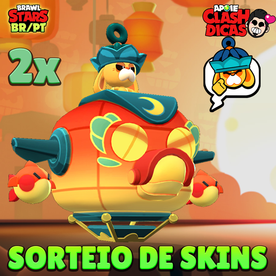 Sorteio de Skins do Hank Guardião Lunar🐡🌙 #MoonGuardianHankGiveaway 

❤️ Like
🔁 Retweet
👤 Siga <a href="/BrawlStarsDicas/">BrawlStarsDicas.com.br</a> e <a href="/PortalGameSUPER/">GameSUPER ⚡ Notícias de mo.co, Squad e Mais!</a>
🗨️ Mencione 2 Amigos

Serão 2 vencedores e o Resultado sai dia 11 de Setembro🌟

#GiftedBySupercell #BrawlStars 🎁