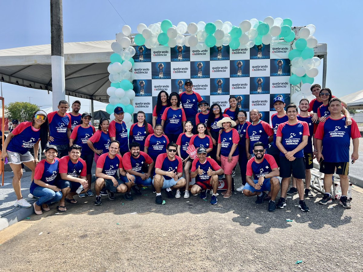 Equipe de Apoio da Corrida Quebrando o Silêncio, Boa Vista, RR.

#aamar 
#quebrandoosilêncio 
#escolhidosparaamissão