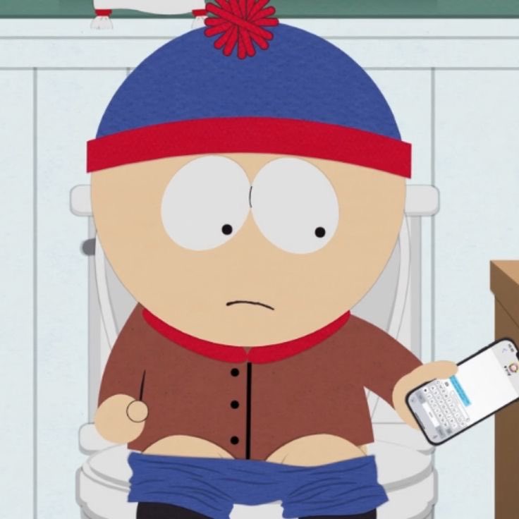 Soy Stan cuando va al baño