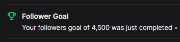 DontFightDucks's tweet photo. Thank you for another amazing stream! WE HIT 4500 FOLLOWS! Also managed to get perfect nightmare investigations every round tonight!

Huge thanks to @witchduckter, @Mert_the_Gert, and alamon541 for the raids!

I sent everyone over to @TheBrotaterchip doing Phasmo! https://t.co/Lu3zsD7AYq