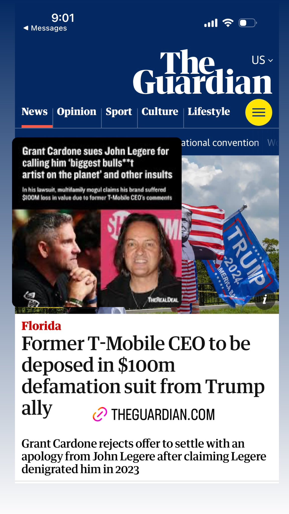 Grant Cardone on X: &ldquo;In 2023 T-Mobile CEO John Legere discovered I 
