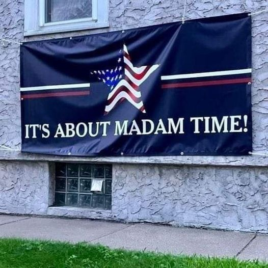 BlisterPearl's tweet photo. It's about Madam time!  🇺🇸 https://t.co/1knXfaqJDi
