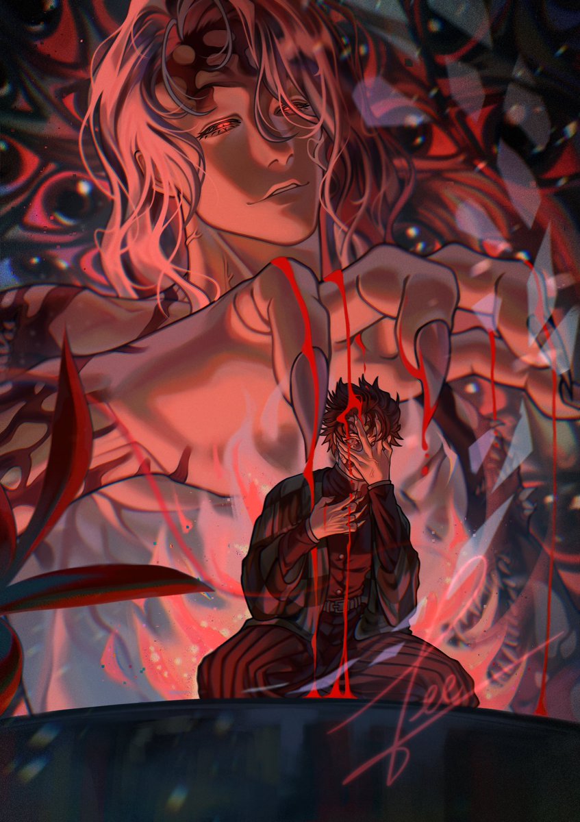 #DemonSlayer #muzan #tanjiro #fanart #kimetsunoyaiba #KNY #art #鬼滅の刃 #anime #foryoupage