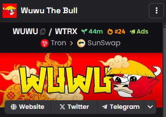 SMASH $WUWU TO TOP 1 ALL DEXS.