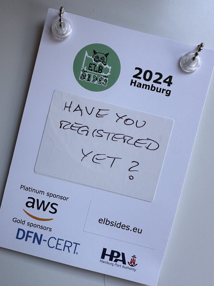 Elbsides / elbsides@infosec.exchange / tweet media