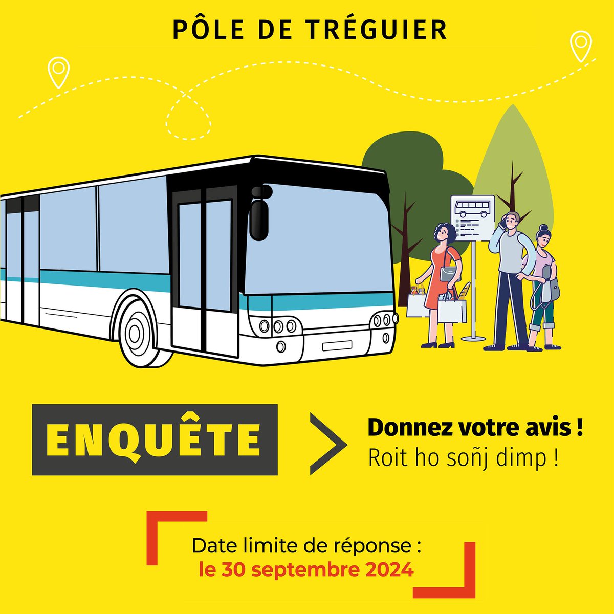 [TRANSPORT] #Consultation Habitants des communes du pôle de Tréguier <a href="/AggloLTC/">Agglo_LannionTregor</a> Donnez votre avis sur les transports ! + d'infos 👉lannion-tregor.com/fr/actualite/2…