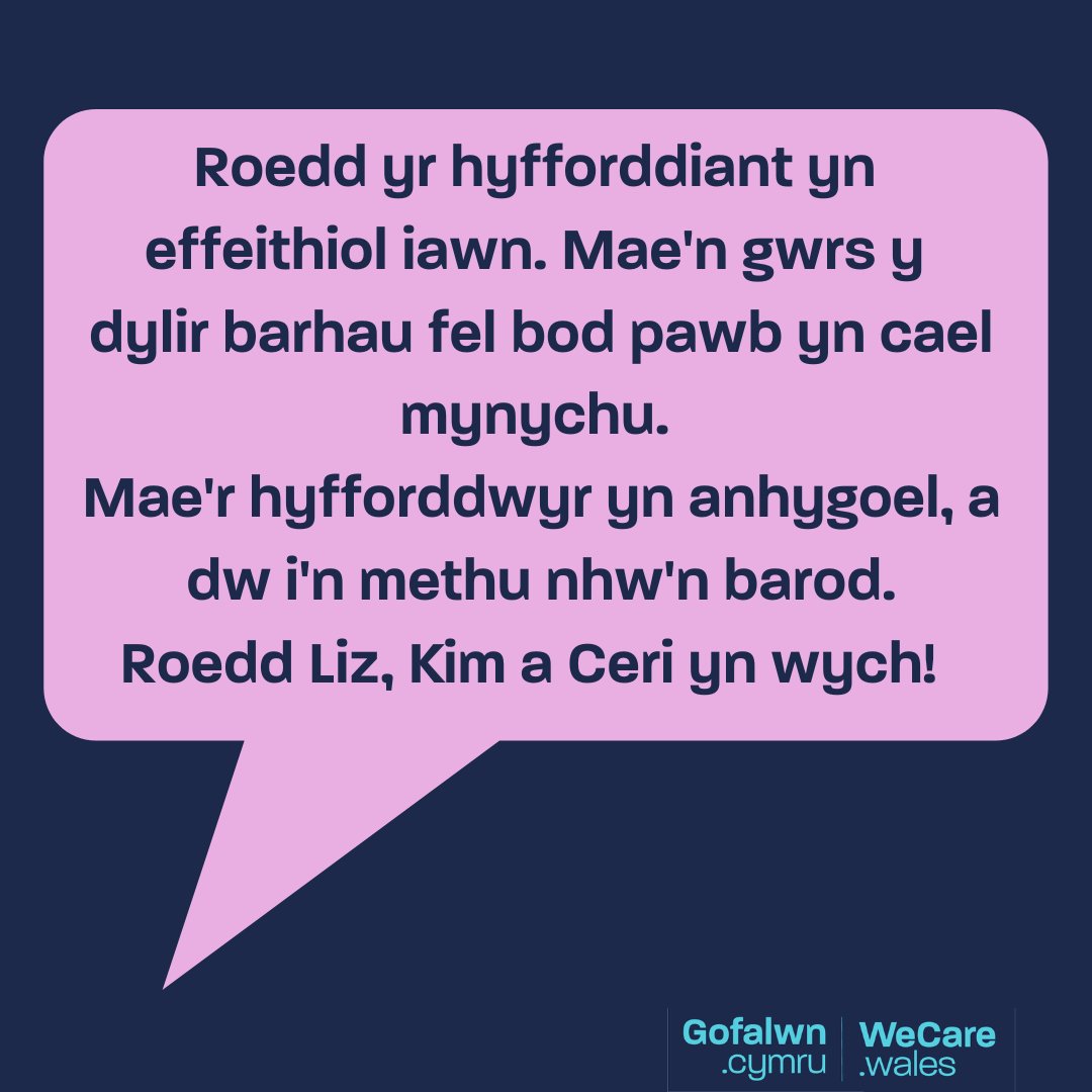 WeCareWales's tweet photo. Are you considering working in social care? Need to gain skills and understanding of the roles available?🤔

The Introduction to social care is a three-day programme available for anyone living in Wales.

To find out our next availability dates visit➡️ https://t.co/AuGZVQb7dt https://t.co/7Ojrdw3Fuc