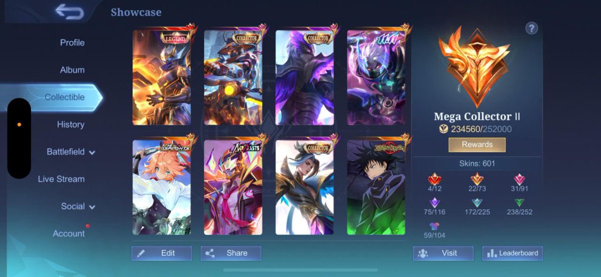 akun prib allkos bisa ce reffp safe bgt

✨ex imo 722, wr cakep 80+
✨legend granger, gs, franco, valir
✨cc khufra, yss, pharsa, jaw, ling, valir, gs
✨11.11 haya gs xborg
✨aspi njela ruby
✨jjk julian ft neo fredrin dll

💵IDR 7.8OO.OOO

wts akun ml — wtb akun ml