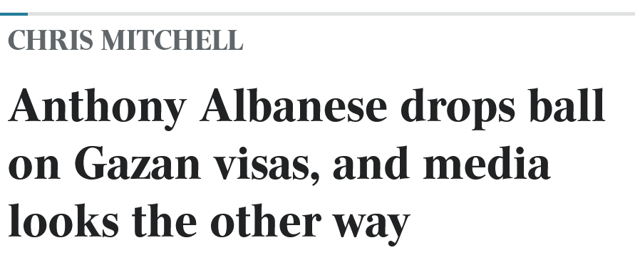 It's quite simple. 70 percent of Gazans approved (even celebrated) the slaughter of unarmed Israelis by Gaza's gutless Hamas butchers on 7 Oct. No, Australia doesn't need these sort of people.