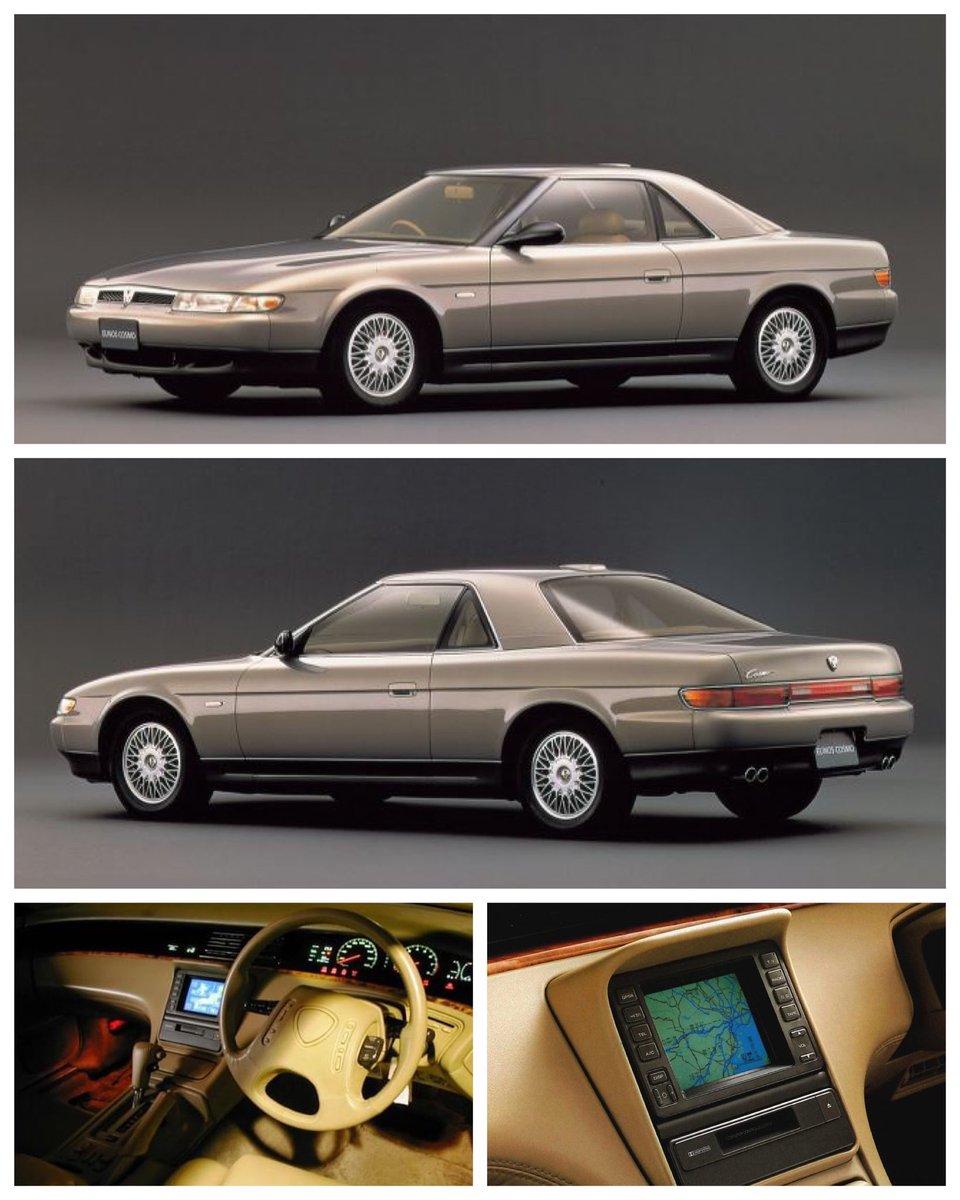 JapaneseIcons's tweet image. Did you know … The super sleek Japan market only Mazda Eunos Cosmo was the only Mazda to offer a triple-rotor engine, and it was the first ever production car equipped with a built-in GPS navigation system. 🩶

📷 Mazda 

#MazdaMonday #Mazda #Eunos #Cosmo