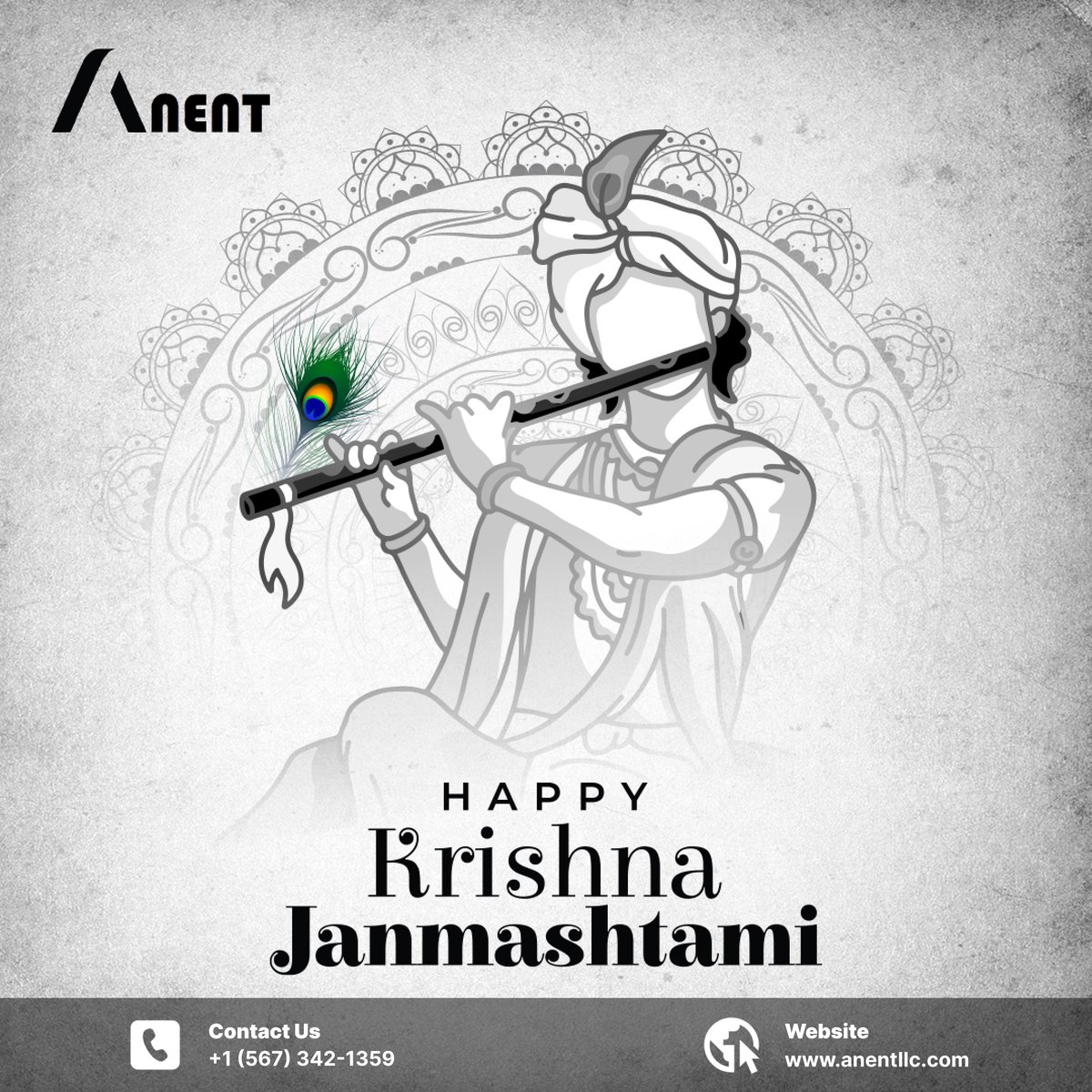 Anent_LLC's tweet photo. 🌟 Celebrating the divine birth of Lord Krishna! May his blessings bring love, joy, and prosperity into your life. Happy Janmashtami! 🕉️💫

#Janmashtami #KrishnaJanmashtami #DivineBlessings #FestivalVibes #Krishna #HinduFestivals #SpiritualJoy #KrishnaLeela #RadhaKrishna #Blessed https://t.co/epiGCAAmuw
