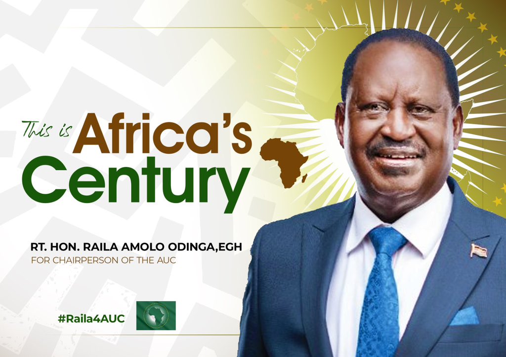 MwendiaJnr's tweet photo. Tomorrow 27th August 2024 is a big day not only for Rt Hon Raila Odinga but for Kenya as a whole. President Ruto will be unveiling Raila’s candidature to the AUC, a day that will also mark the grand official launch of Raila’s AUC campaigns ahead of February AUC elections. All EAC Head of State have been invited to grace this historic event. We wish Baba wa Africa all the best in his quest to conquer Africa.

#Baba4AUC #RailaToTheWorld