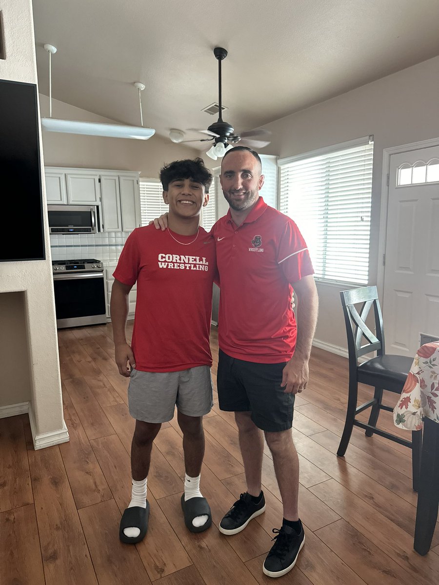 Great home Visit w <a href="/BigRedWrestling/">Cornell Wrestling</a>!
Thank you Coach Grey🔴🐻