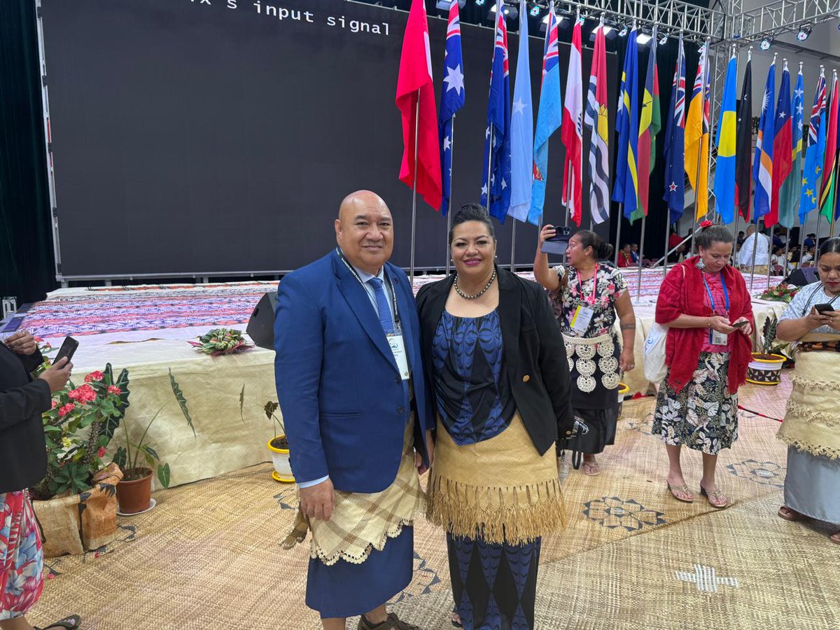 RD_WPRO's tweet photo. It was good to see govt leaders and partners at the 53rd Pacific Islands Forum @ForumSEC Leaders Meeting opening today. Our focus is on #ClimateAction to #BuildBetterNow for a healthy #TransformativeResilientPasifiki. https://t.co/NQJK7eDkzN