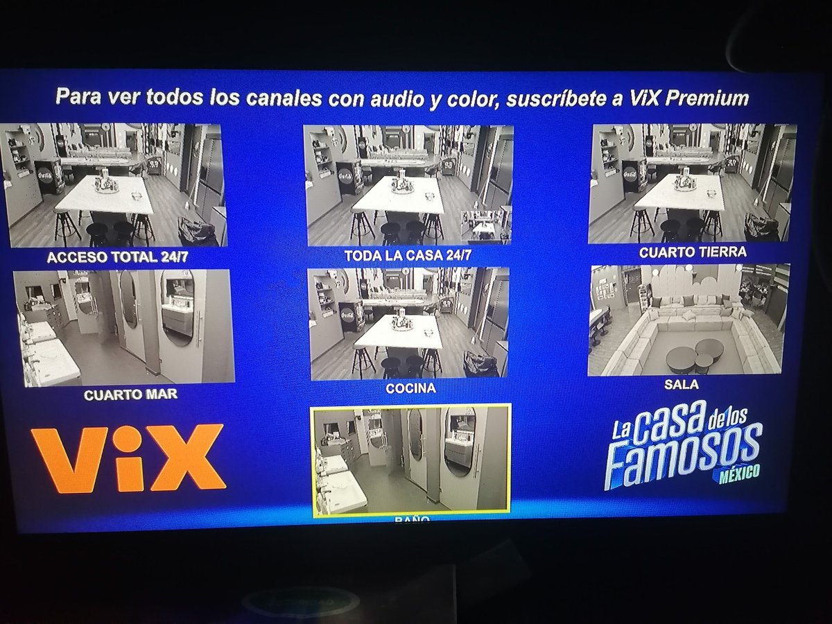 Que pedo con <a href="/VIX/">ViX</a> y sus cámaras asi..

Weee de la  #LaCasaDeLosFamososMexico quiero oir platicas, ver accion, chismesito...
No la pinky mesa