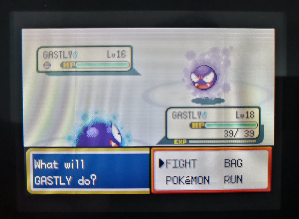 Finalmente shiny gastly ✨
Perdí la cuenta de cuántos RE fueron, pero fueron muchos 😅
#ShinyPokemon