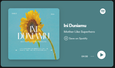 Sudah rilis loo mameen <a href="/MLSjogja/">MotherLikeSuperhero</a> 
open.spotify.com/intl-id/track/…