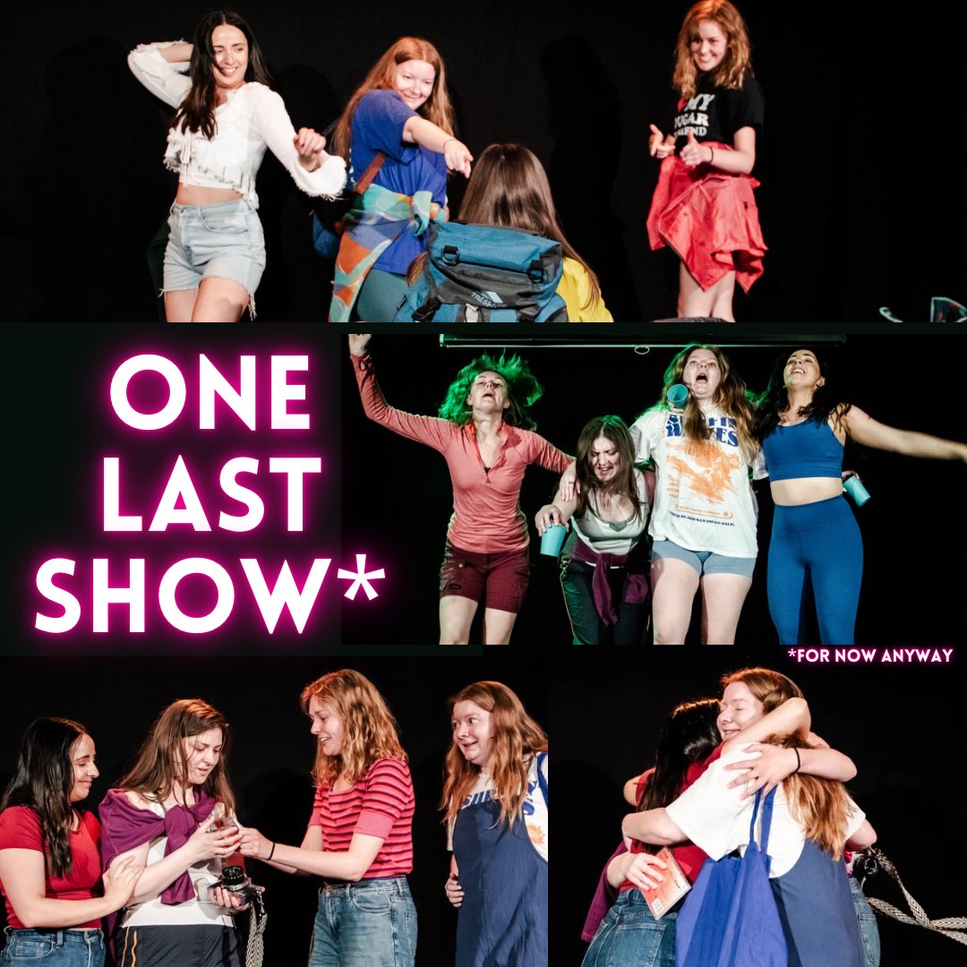 Higgledy Piggledy Productions (@higpig_) on Twitter photo ✨ LAST SHOW - HWFG ✨
Who knows when you’ll next see the gals of PALS? 🤷♀️
Let’s celebrate the end of <a href="/edfringe/">Edinburgh Festival Fringe</a> and have a PALS party! 🥂
⏰ 17.00
📍 <a href="/Gildedballoon/">Gilded Balloon</a>
🔗 tickets.gildedballoon.co.uk/event/14:5190 ✨ LAST SHOW - HWFG ✨
Who knows when you’ll next see the gals of PALS? 🤷♀️
Let’s celebrate the end of <a href="/edfringe/">Edinburgh Festival Fringe</a> and have a PALS party! 🥂
⏰ 17.00
📍 <a href="/Gildedballoon/">Gilded Balloon</a>
🔗 tickets.gildedballoon.co.uk/event/14:5190