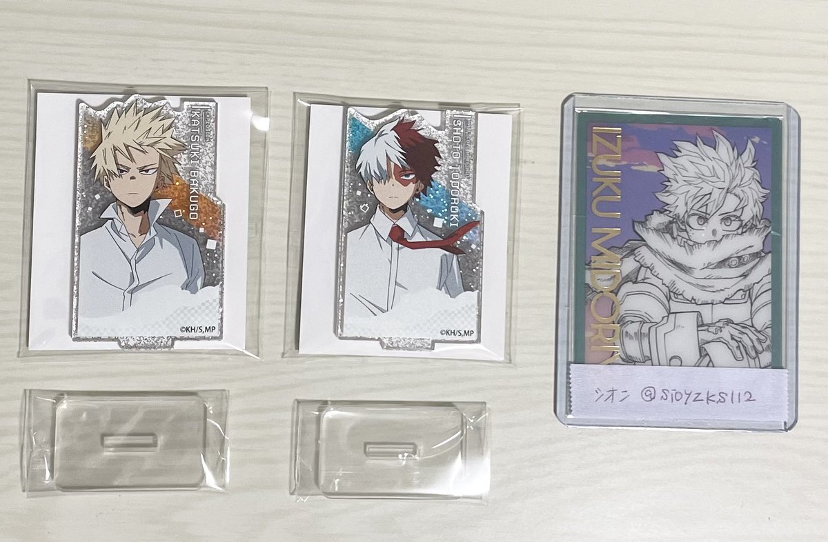 【交換･譲渡】僕のヒーローアカデミア ヒロアカ コレクション缶バッジ プチ 子供時代
ミニラメアクリルスタンド 

譲)画像1.2

求)異種緑谷＞＞定価＋送料

画像1上段は下段から同数含むお取引優先。
画像2は交換のみ。
異種は何でも検討させていただきます。

検索からもお気軽にお声掛け下さい。