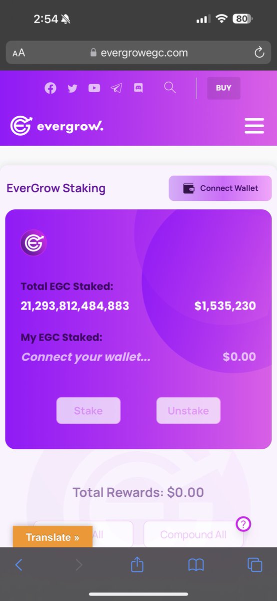 Joshm7200's tweet photo. Time to get passive rewards again #evergrow https://t.co/K7aldius18