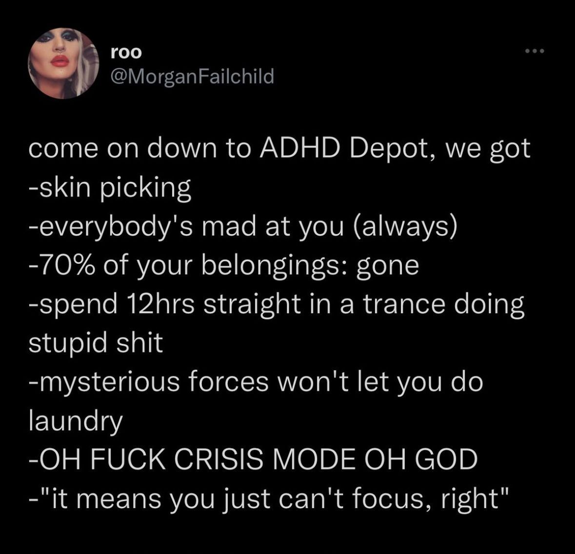 ADHD Memes tweet media