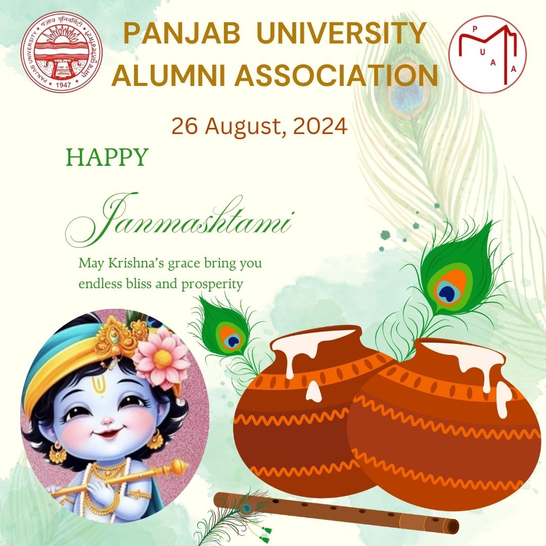 PUChdAlumni's tweet photo. Happy Janmashtami 2024 to all Alumni Members.💐 https://t.co/TIuXz2WJQa