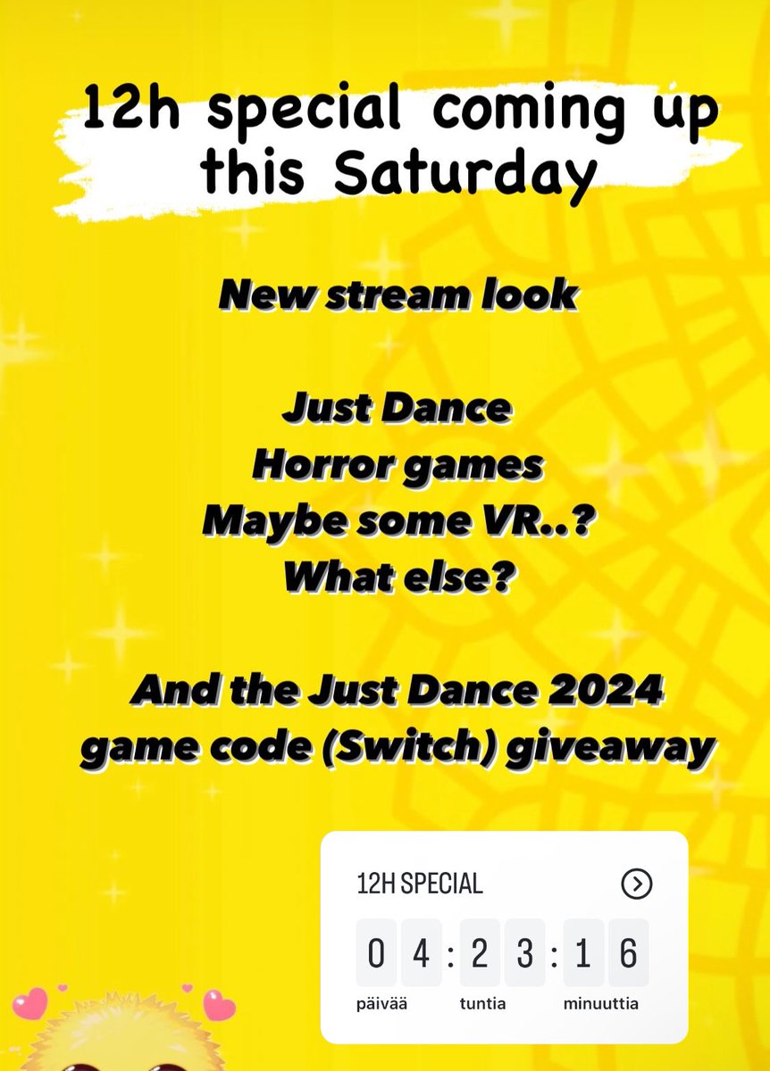 Will I see you on Saturday (starting on Friday 11pm PST)?