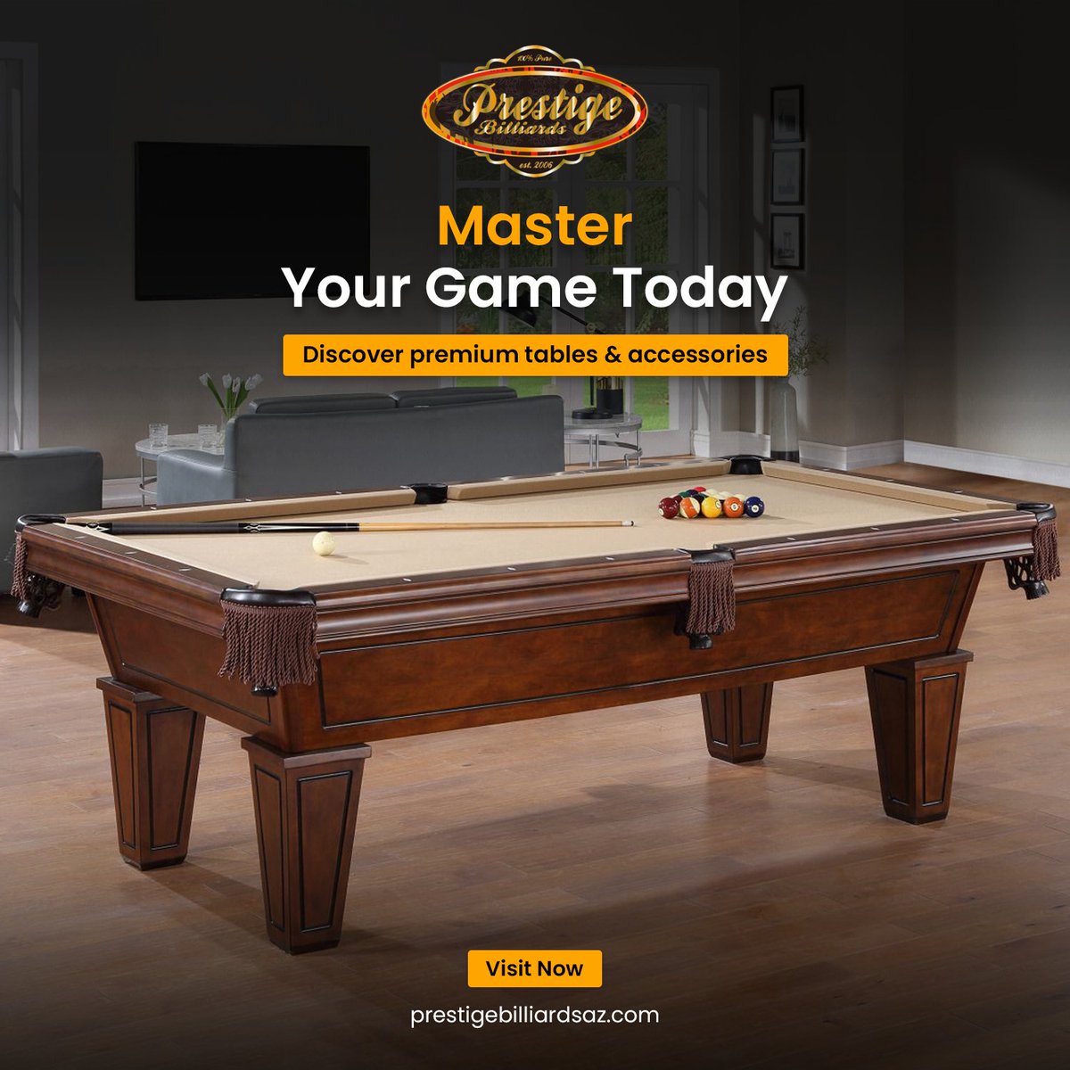 pooltableaz's tweet photo. Transform your game room into a haven of elegance and fun. 🎱✨

#Billiards #CueSports #PoolTable #GameRoomGoals #LuxuryLeisure #BilliardTable #HomeEntertainment #SportingLife #GameNightReady #PrecisionPlay #SleekDesigns #CueAndCase #PlayInStyle #PremiumQuality #FamilyFunTime https://t.co/plskt7OkQM