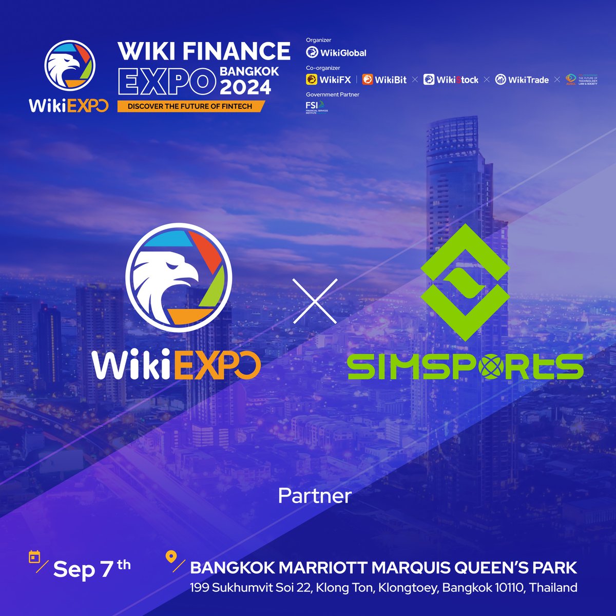 WikiEXPO (@wikiexpo_global) on Twitter photo Follow <a href="/SimDunkOfficial/">SimDunk Official</a>, Partner at #WikiEXPO BangKok.
SimSports is a comprehensive entertainment platform focusing on the development and operation of Web3 sports games.
🎫 lnkd.in/gvDM9P2M
#WikiGlobal #WikiFX #WikiBit #WikiTrade #WikiStock Follow <a href="/SimDunkOfficial/">SimDunk Official</a>, Partner at #WikiEXPO BangKok.
SimSports is a comprehensive entertainment platform focusing on the development and operation of Web3 sports games.
🎫 lnkd.in/gvDM9P2M
#WikiGlobal #WikiFX #WikiBit #WikiTrade #WikiStock