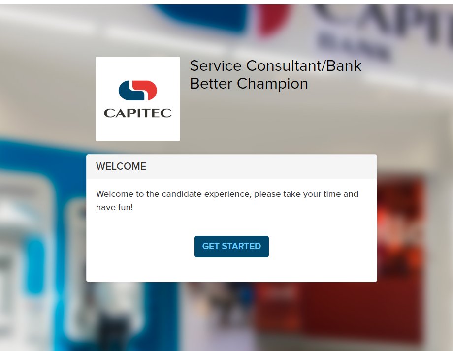 Nayi_iplug's tweet image. My brother and sister go complete Capitec online test  once complete apply for Job opportunity. They only require grade 12. No experience . If your application is successful you will be called for interview. The assessment takes 15 minutes and good luck

APPLICATION LINK&amp;gt;…