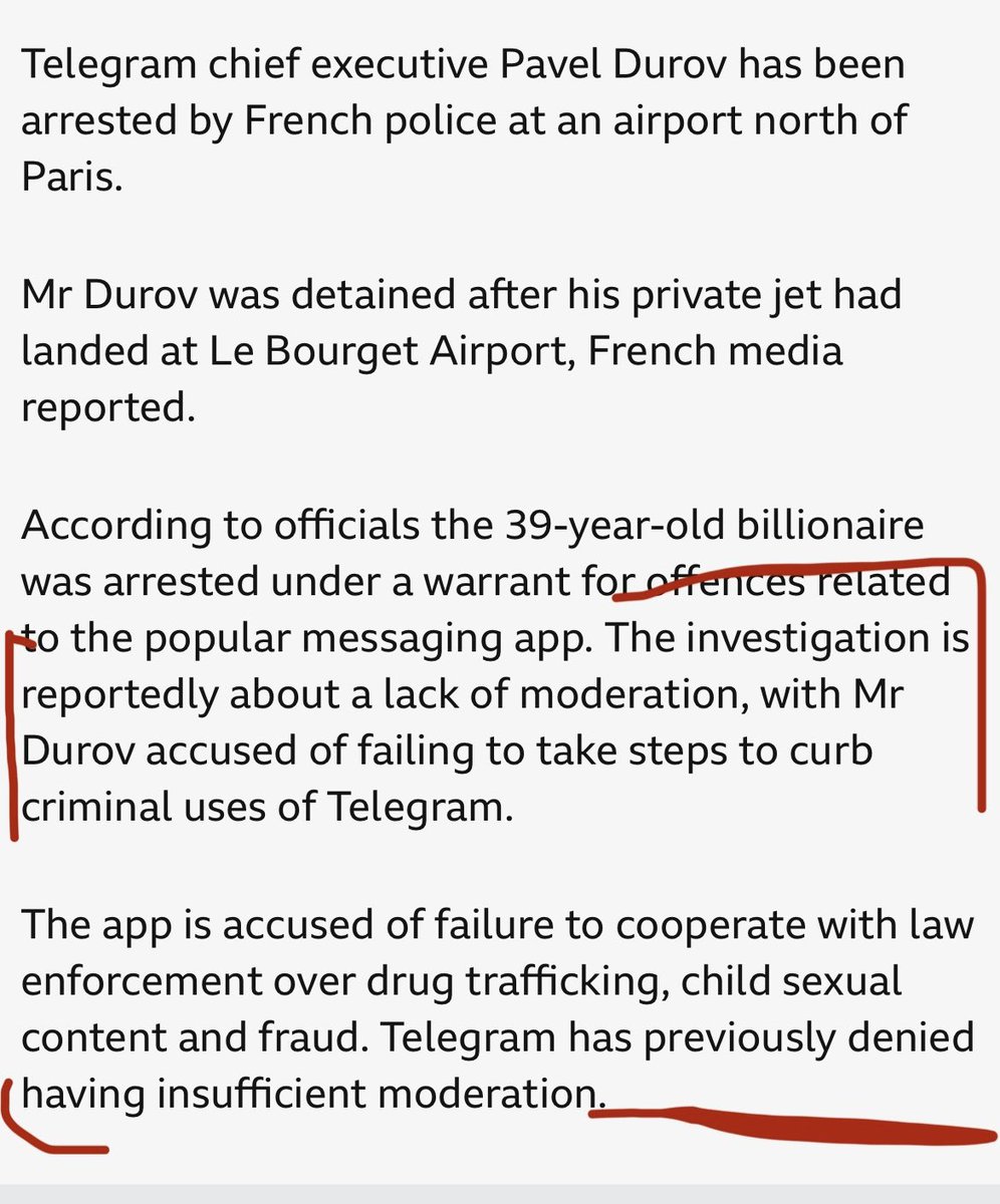 Matej Korený ₡ORE (@matejkoreny) on Twitter photo Telegram's CEO has been arrested on charges related to the possible use of the chat app for criminal activity and failing to cooperate with law enforcement.
That would never happen with the Heyo app by <a href="/CoDeTechCC/">CoDeTech</a>. 👍 Telegram's CEO has been arrested on charges related to the possible use of the chat app for criminal activity and failing to cooperate with law enforcement.
That would never happen with the Heyo app by <a href="/CoDeTechCC/">CoDeTech</a>. 👍